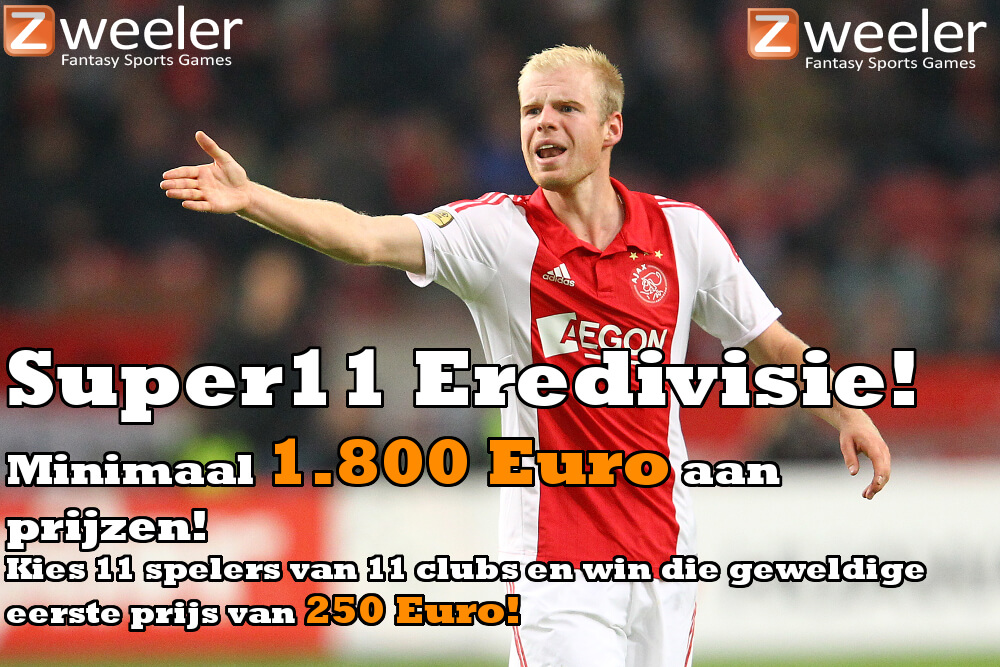 Super11 Eredivisie: Minimaal 1.800 Euro aan prijzen!