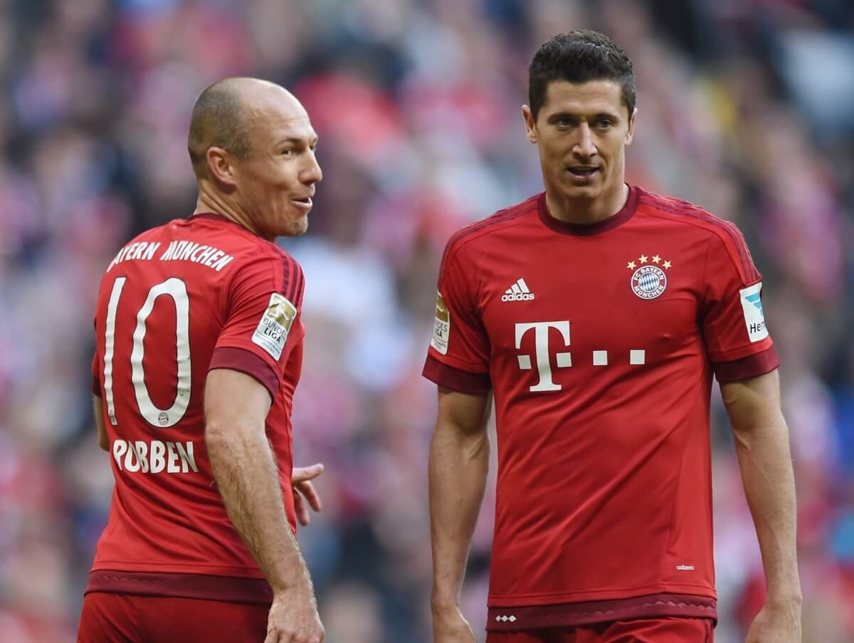 ‘Robben heeft ruzie met Lewandowski’