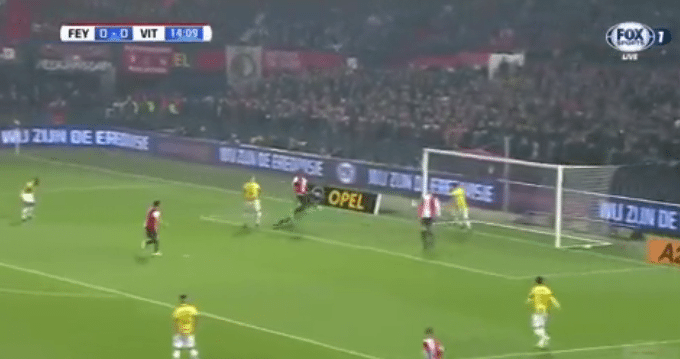 Elia zet Feyenoord vroeg op voorsprong