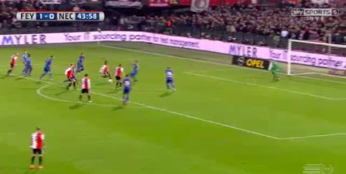 Feyenoord-aanvaller verdubbelt score