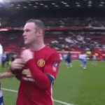 Update: Reading-speler wisselt toch shirt met Rooney