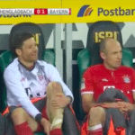 Robben woest op coach na wissel