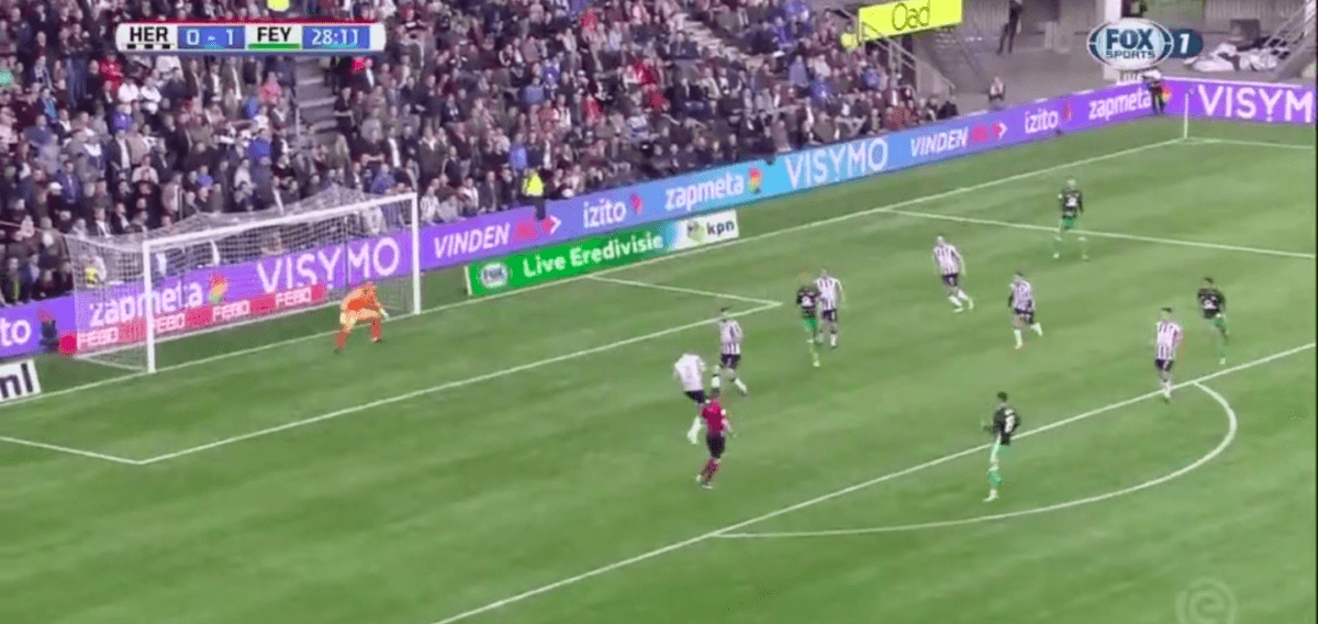 Feyenoord-aanvaller treft opnieuw doel
