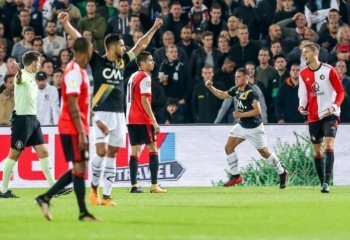 NAC wint voor het eerst in De Kuip van Feyenoord