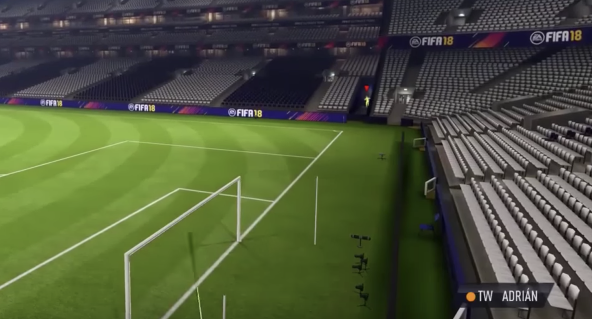 Er is een manier om het stadion uit te rennen in FIFA 18