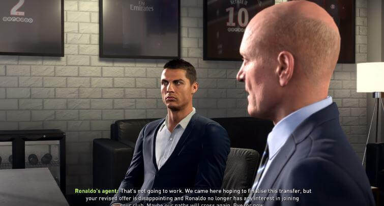 Ronaldo boos in FIFA 18