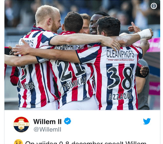 Willem II gooit olie op het vuur in aanloop naar derby