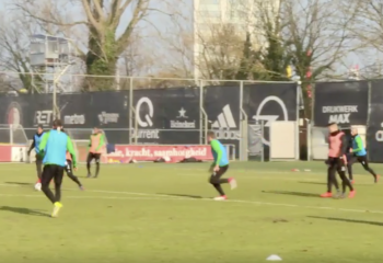 Feyenoord-spelers op de vuist op de training