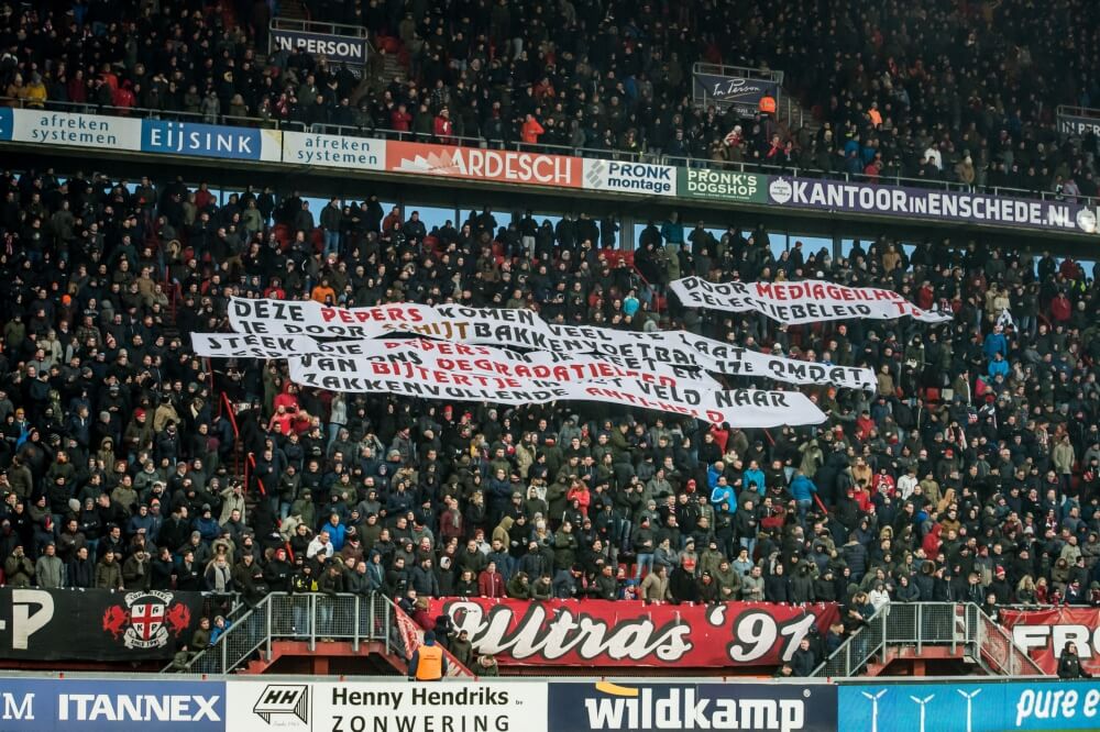 Twente en Willem II delen punten