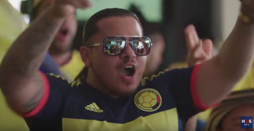 VIDEO: Zo gaan Colombiaanse supporters los tijdens het WK