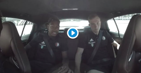 Feyenoord neemt eigen spelers in de maling bij ophalen auto