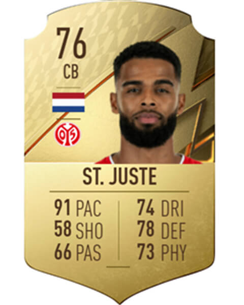 St. Juste is de snelste verdediger van FIFA 22