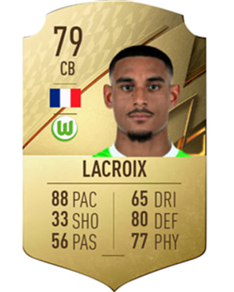 Lacroix is de snelste verdediger van FIFA 22