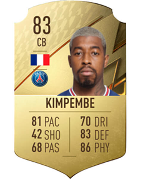 Kimpembe is de snelste verdediger van FIFA 22