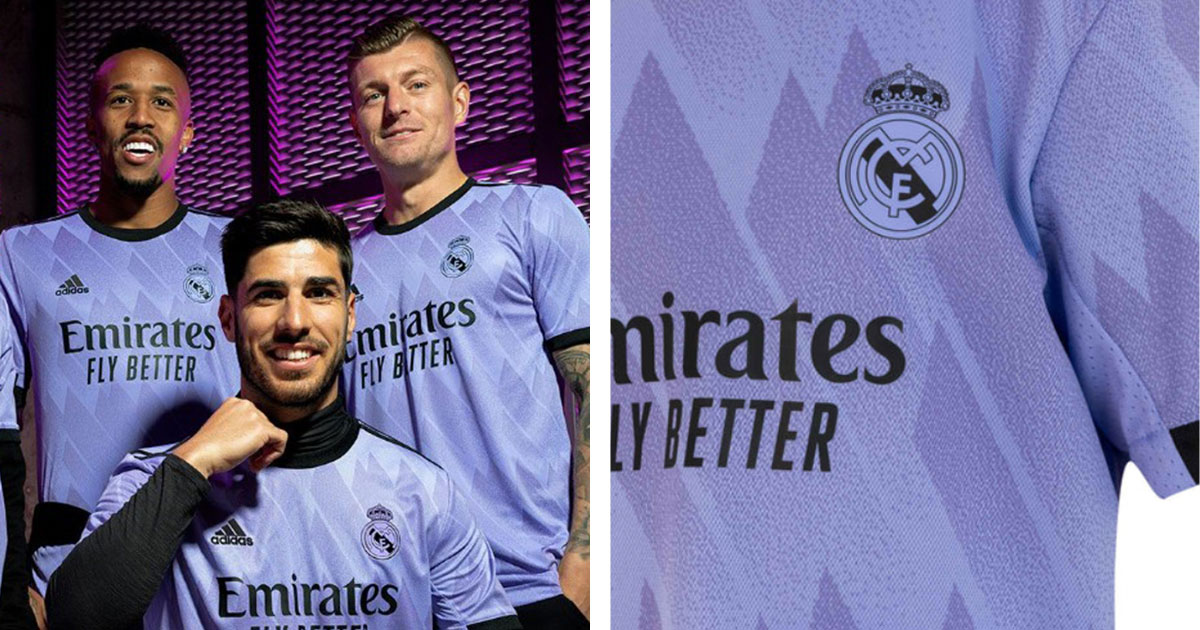 Nieuwe uitshirt van Real Madrid in 2022-2023: mooi paars is niet lelijk
