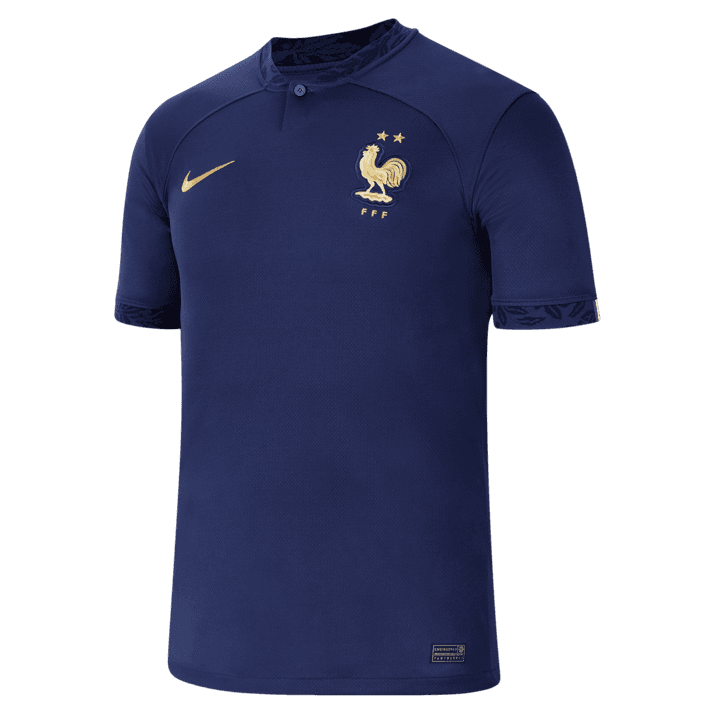 Thuisshirt deelnemer Frankrijk WK 2022