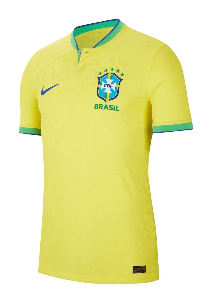 Thuisshirt deelnemer Brazilië WK 2022