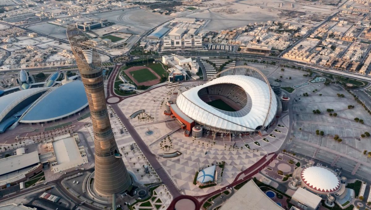 Khalifa International Stadion, één van de acht stadions van het WK Qatar 2022