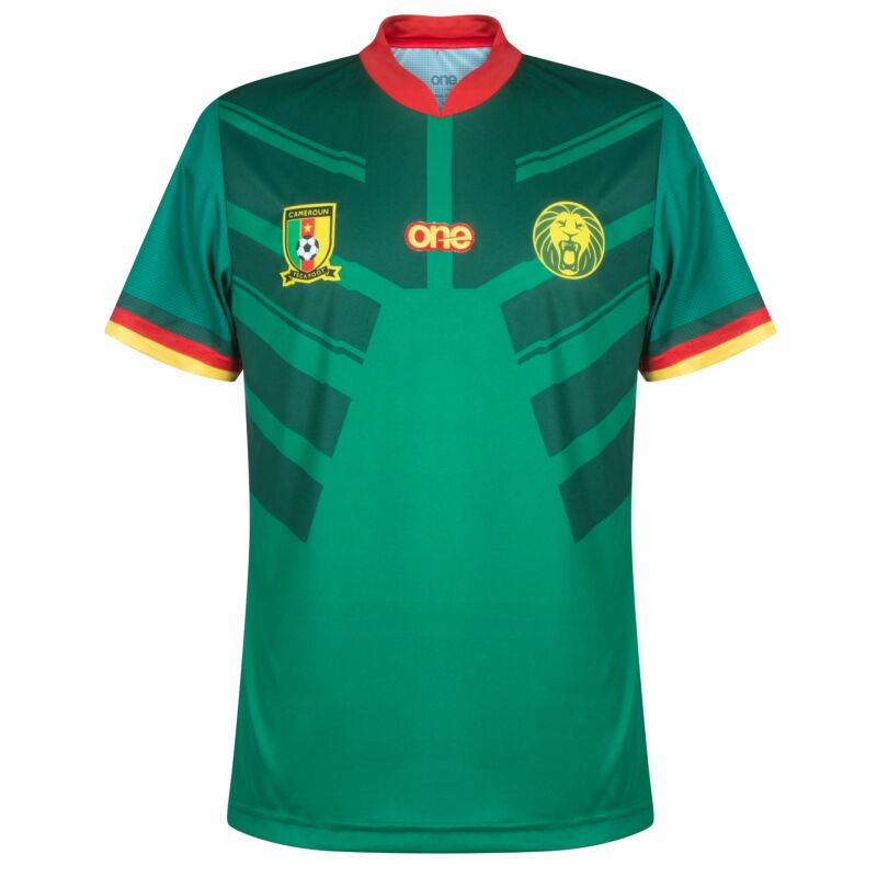 Thuisshirt deelnemer Kameroen WK 2022