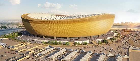 Lusail Iconic Stadion, één van de acht stadions van het WK Qatar 2022
